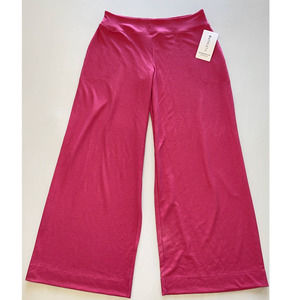 PINK WIDE LEG WIND DOWN SLEEP PANTS ATHLETA SIZE LARGE NWT
